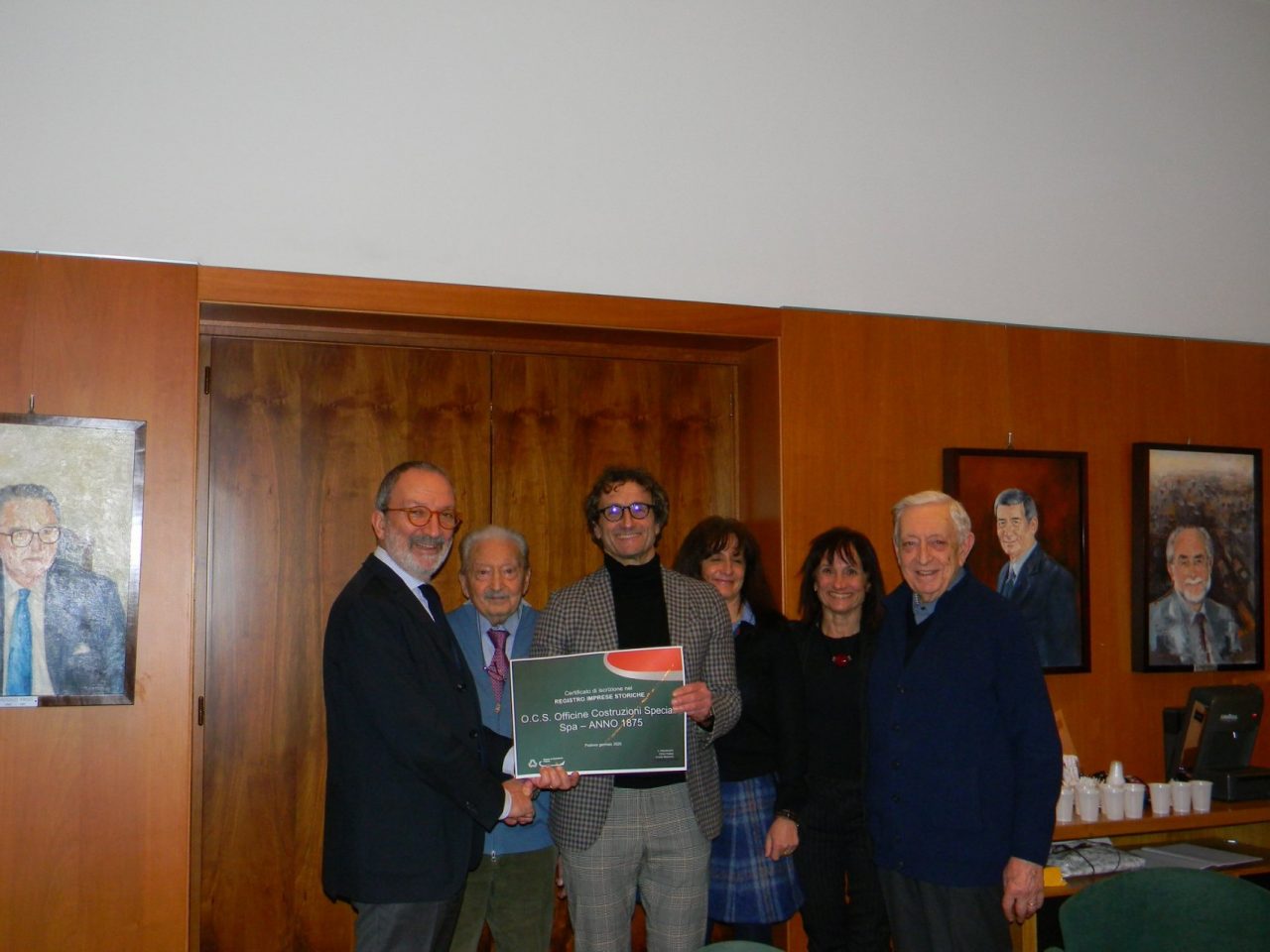 La Camera di Commercio di Padova premia la O.C.S.