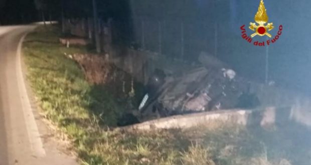 Auto in un canale a San Martino di Lupari: ferito il conducente