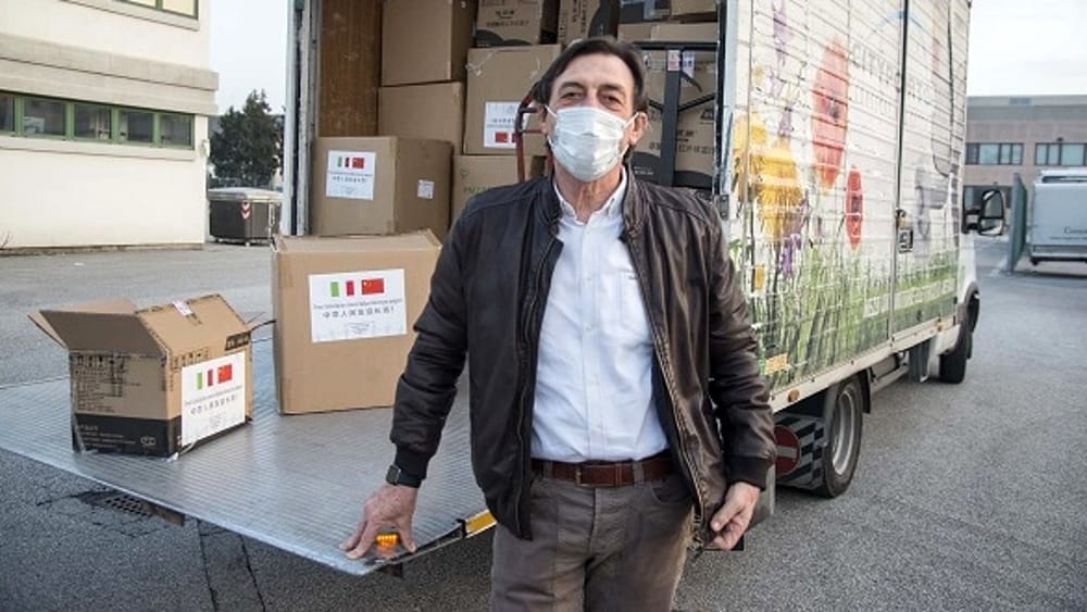 Guangzhou regala 300mila mascherine alla città di Padova