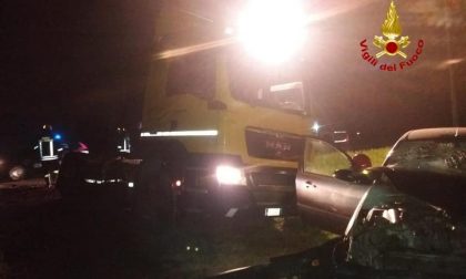 San Giorgio delle Pertiche, auto contro camion: un ferito