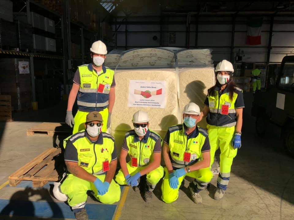Schiavonia, al via l’allestimento dell’ospedale donato dal Qatar