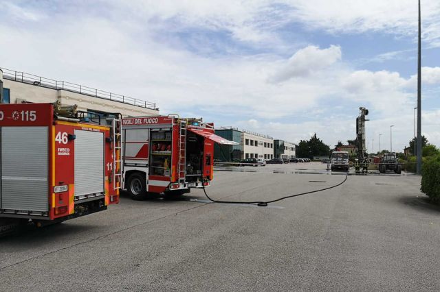 Si rompe un tubo del gas a Carmignano di Brenta, nessun pericolo