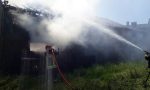 Villa del Conte, deposito agricolo in fiamme