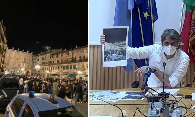 Movida sregolata a Verona, il sindaco vieta di consumare bevande alcoliche all’aperto
