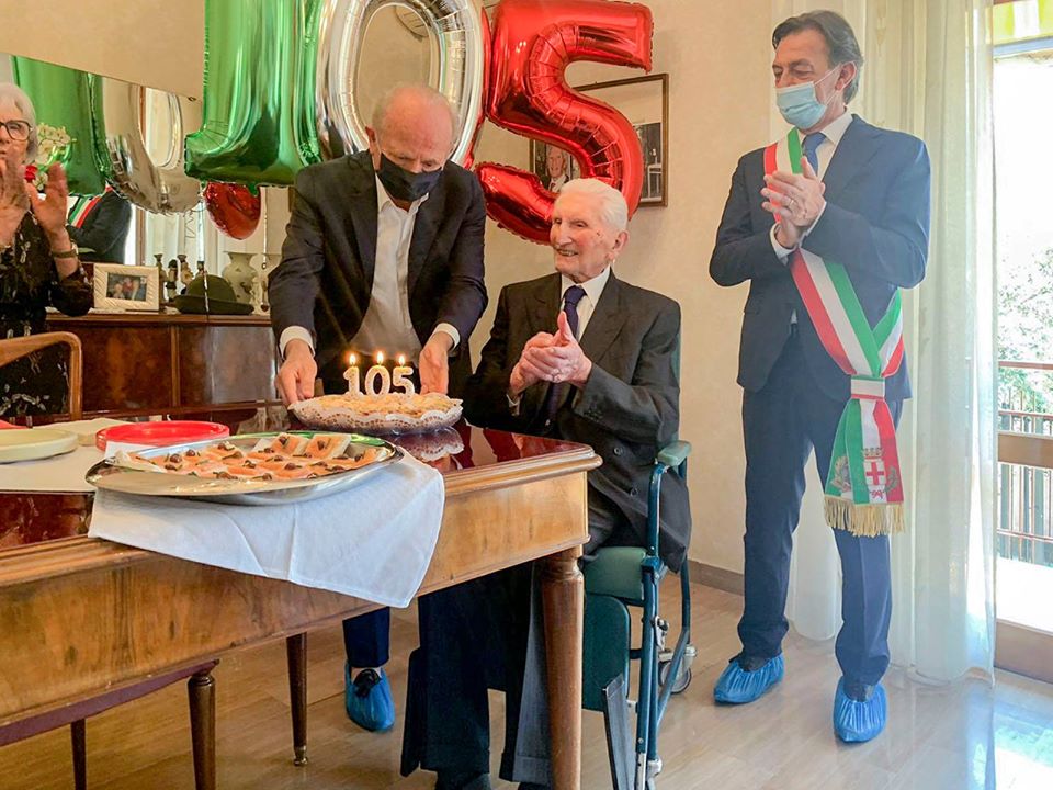 Padova: festeggia 105 anni  Antonio Vettore, il padovano più anziano