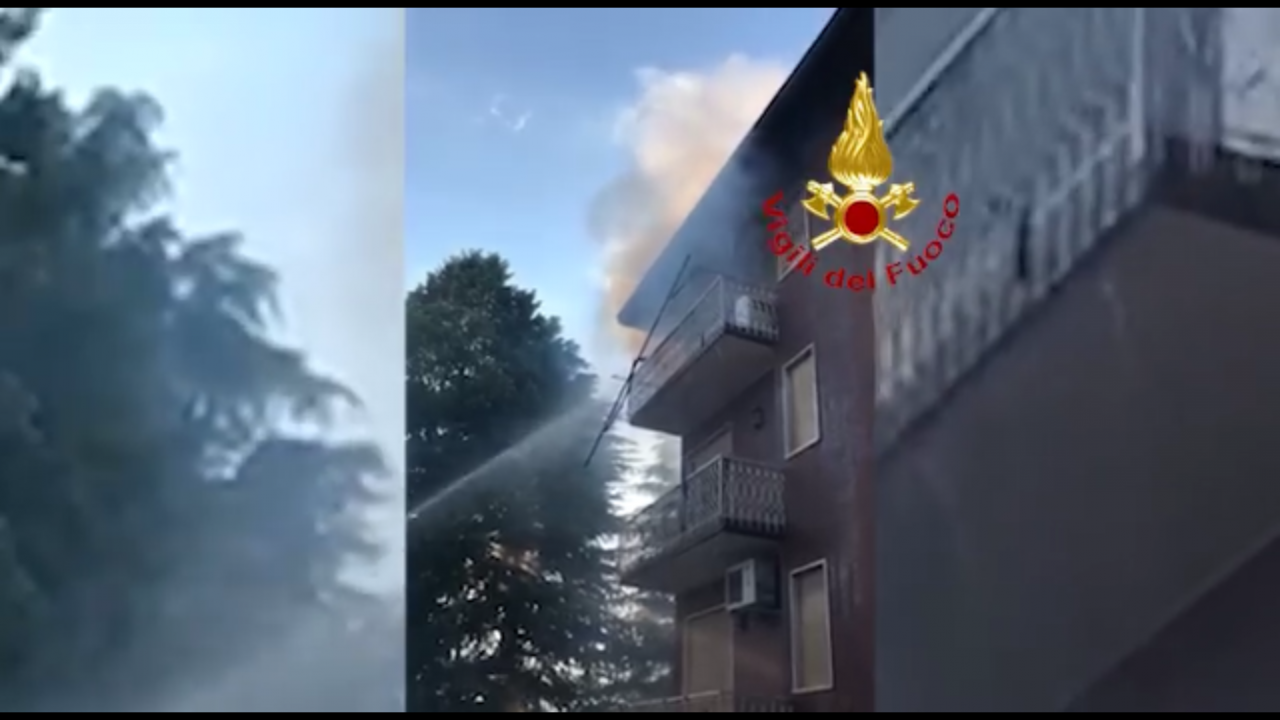 Incendio al terzo piano: tre persone evacuate dai vigili del fuoco
