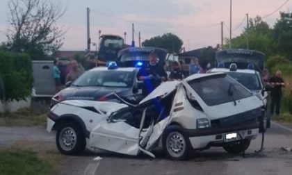 Saccolongo: auto in un canale, muoiono due amici