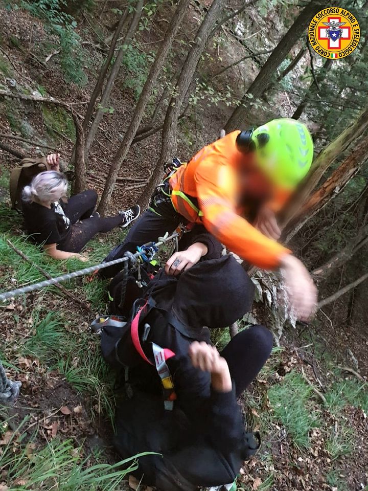 Monte Grappa, coppia padovana recuperata ieri sera dal Soccorso alpino