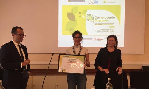 Padova riceve il premio “Compraverde buygreen Veneto 2020” per il Piano d’azione per gli acquisti verdi