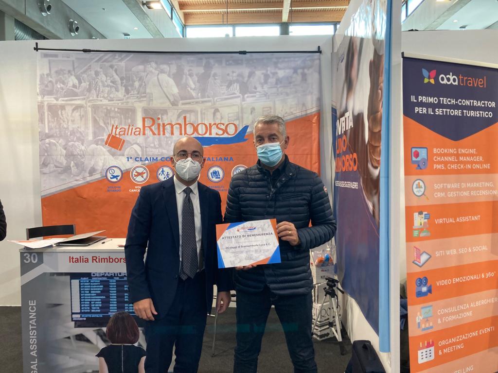 L’agenzia di viaggi “05 Viaggi” di Padova premiata da ItaliaRimborso al TTG di Rimini