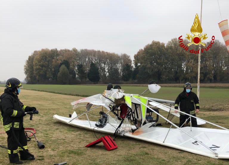 52enne precipita con l’ultraleggero e muore al suo secondo volo