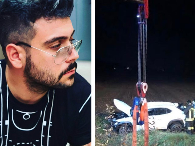 Finisce fuori strada con l’auto a Cinto Euganeo: è morto il barista Nicolò Sinigaglia