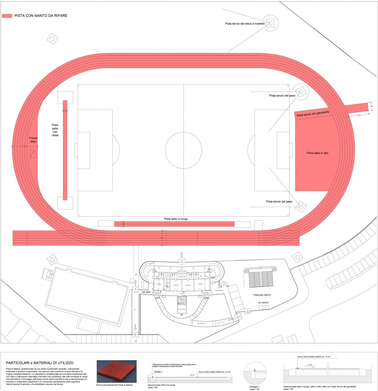 Approvato il progetto definitivo di manutenzione straordinaria della pista di atletica leggera