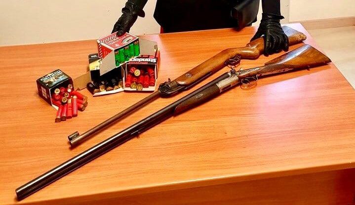Detenzione abusiva di armi da sparo a Ospedaletto Euganeo, nei guai un 63enne