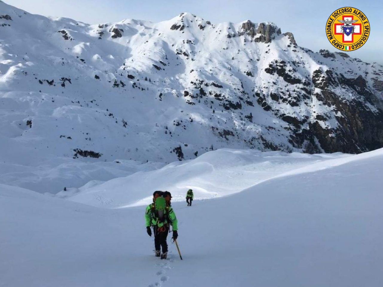 Due escursionisti rimasti bloccati lungo la Ferrata Guzzella