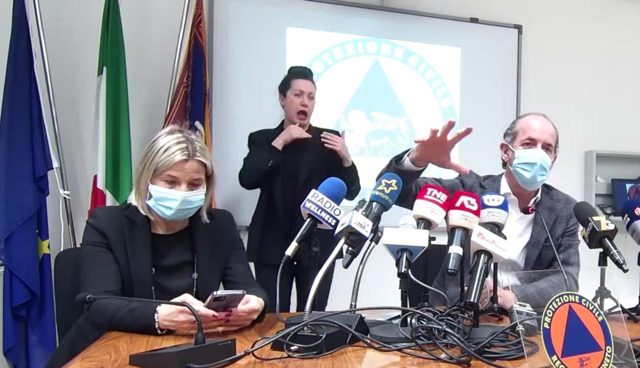 Covid, Zaia: “Calano i contagi, non abbassiamo la guardia. Valutiamo una possibile ordinanza”