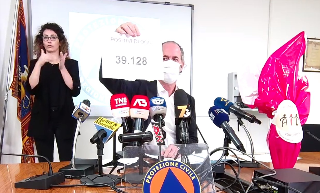Covid, Zaia: “Al via la sperimentazione dell’accesso diretto ai vaccini” | +2042 positivi | Dati 24 marzo 2021