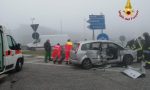 Le foto dei due incidenti di stamattina a Cadoneghe e sulla tangenziale Nord