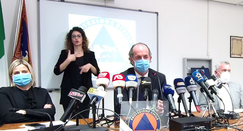 Covid, Zaia: “Boom di nuovi ricoverati, riapriamo i Covid Hospital” | +1.901 positivi | Dati 16 marzo 2021