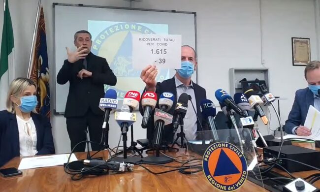 Covid, Zaia: “E’ zona gialla, tutti i numeri ci danno ragione” | +1035 positivi | Dati 23 aprile 2021