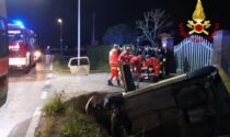 Grave incidente a Campodarsego, l'auto finisce dritta nel canale: due feriti