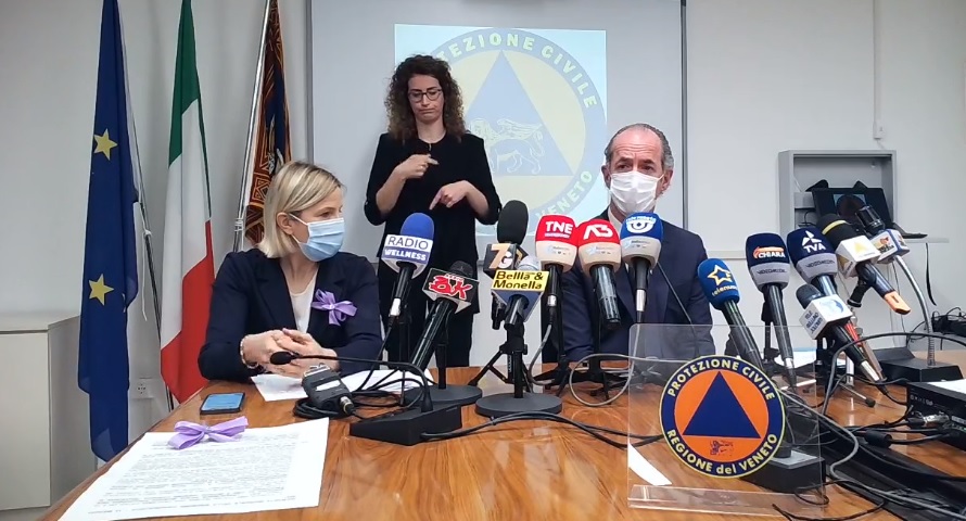 Covid, Zaia: “Vaccinazioni, da lunedì apriamo ai 40enni” | +493 positivi | Dati 12 maggio 2021