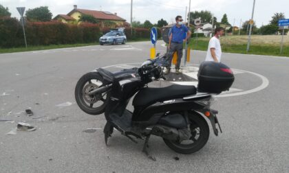 San Pietro Viminario, scontro tra auto e moto: grave 23enne del paese