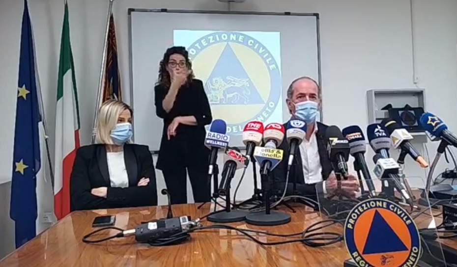 Covid, Zaia insiste sui vaccini ai turisti: “Per noi sono sacri, li faremo” | +333 positivi | Dati 19 maggio 2021