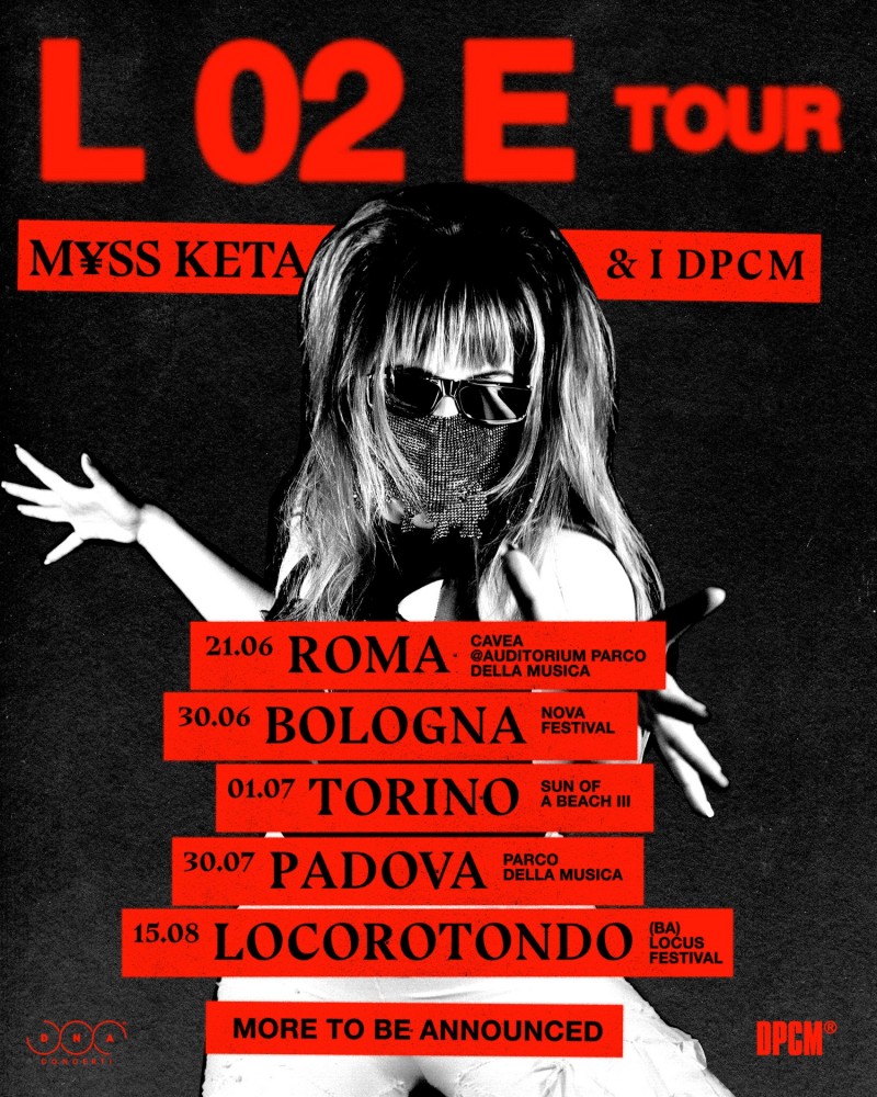 M¥SS KETA in concerto al Parco Della Musica di Padova il 30 luglio 2021