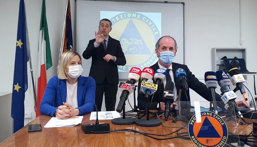 Covid, Zaia: “Da lunedì in zona bianca, ma limite di 4 posti a tavola assurdo” | +63 positivi | Dati 3 giugno 2021