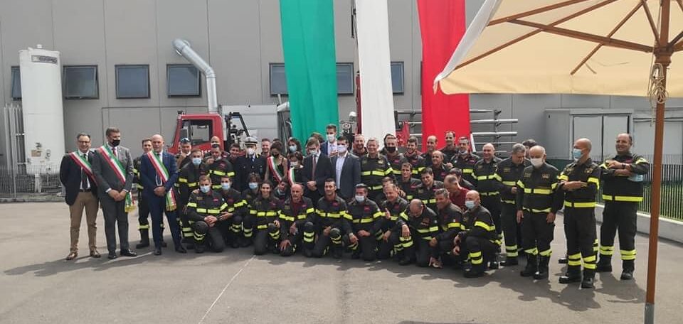 Borgoricco, tutte le foto dell’inaugurazione della nuova caserma dei Vigili del fuoco volontari