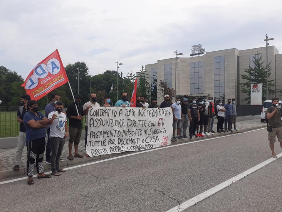 Scaldalo Grafica Veneta, i 35 lavoratori della Bm Service: “Un contratto a tempo determinato non basta”