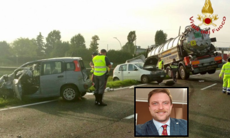 Tragico frontale sull’Adriatica: Cadoneghe in lutto per Eugenio Marangon