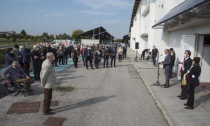 Padova, scoperta al Palaindoor una targa in ricordo di Claudio Sinigaglia