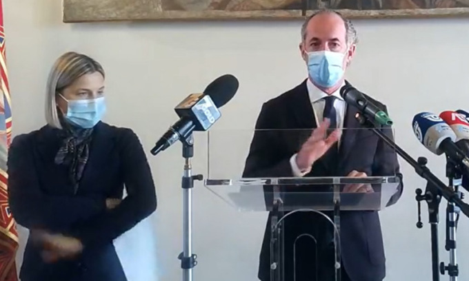 Covid, Zaia avverte i veneti: “Senza mascherina torniamo al 2020” | + 336 positivi | Dati 2 novembre 2021
