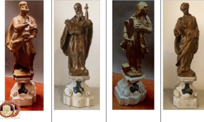 Recuperate dopo 16 anni le quattro statue rubate dalla chiesa di San Giovanni Battista