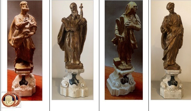 Recuperate dopo 16 anni le quattro statue rubate dalla chiesa di San Giovanni Battista