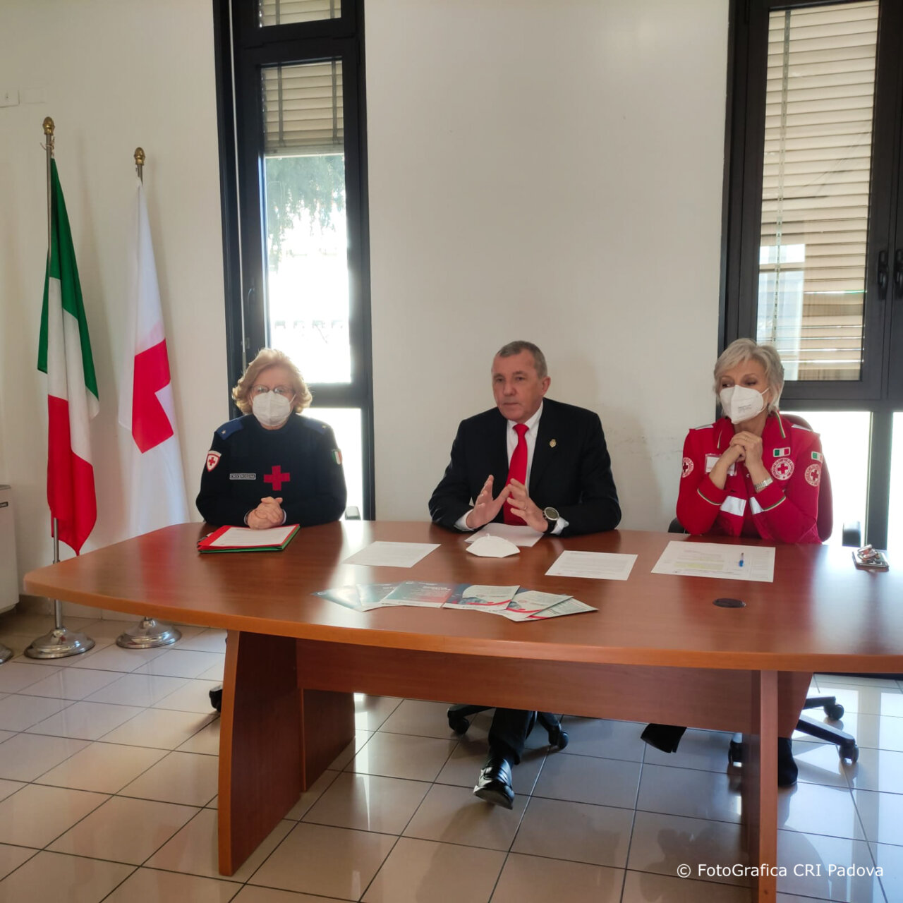 Lucia Mussolin Merigliano, presidente comitato padova Giampietro Rupolo e direttrice sanitaria comitato Maria Laura Chiozza