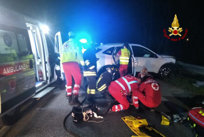 Grave incidente sulla strada del Santo a Campodarsego: quattro feriti in ospedale