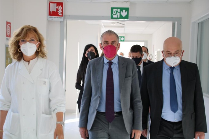 Ospedale Schiavonia, le foto della visita del sottosegretario alla Salute Andrea Costa