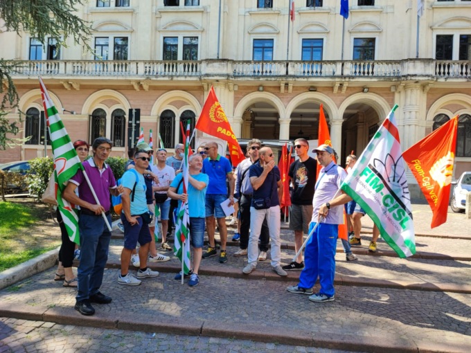 Imasaf Cittadella, presidio a Padova e incontro con il prefetto