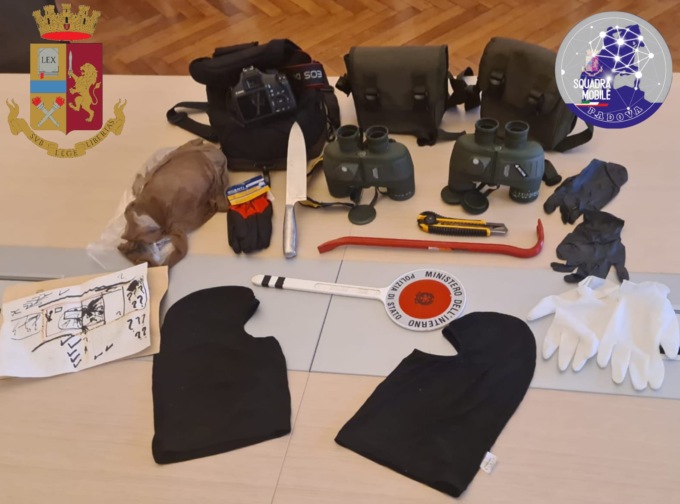 Rapina in villa a Padova, arrestato il capo della banda: stava progettando un altro colpo