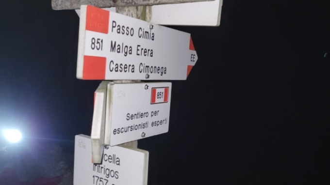 Escursionista 33enne padovano prova il giro del Pizzocco, ma si perde: salvato nella notte