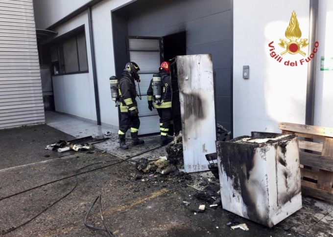 Incendio nel birrificio a Conselve: ha preso fuoco il frigorifero del luppolo e dei lieviti