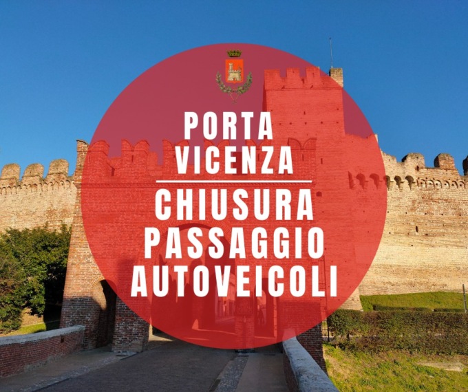 Cittadella, si staccano pezzi di mattoni dalla volta: Porta Vicenza chiusa al traffico auto per tutta settimana