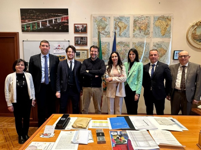 Nuova Strada del Santo, i sindaci del Camposampierese incontrano a Roma il ministro Salvini