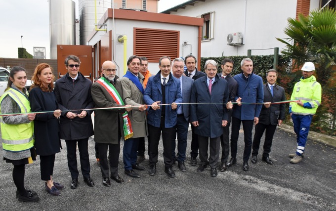Distillerie Bonollo, dalla grappa al biometano: inaugurato il primo impianto allacciato alla rete di distribuzione