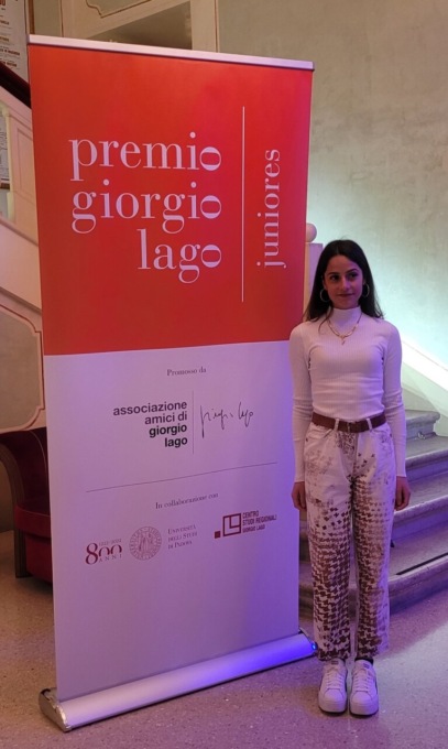 Premio Giorgio Lago Juniores, primo posto per Anna Ziron del “Catteneo-Mattei” di Conselve