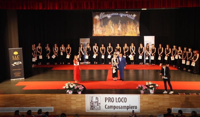 Miss Città Murata, quarta selezione a Camposampiero in occasione della Festa della Fragola