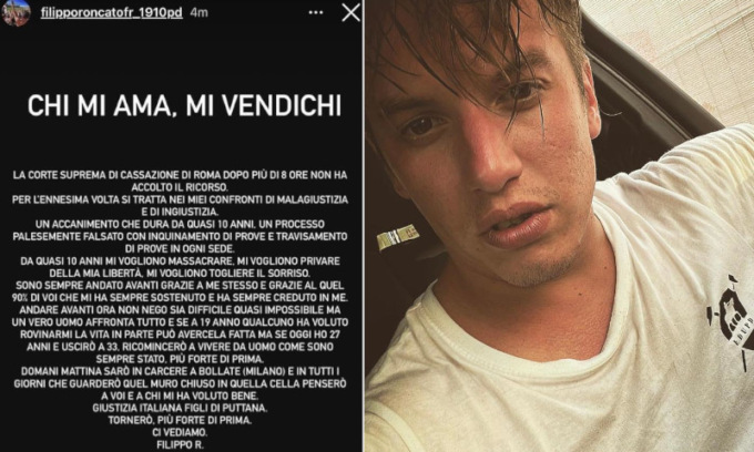 Arriva la condanna definitiva per stupro, la frase shock di lui sui social: “Chi mi ama, mi vendichi”